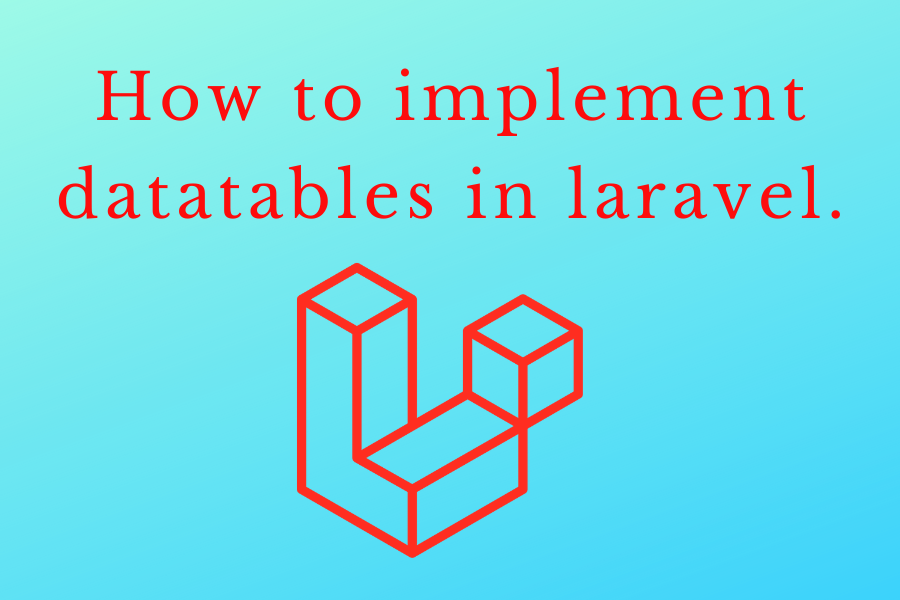 server side datatable in laravel