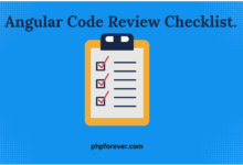 Angular Code Review Checklist.